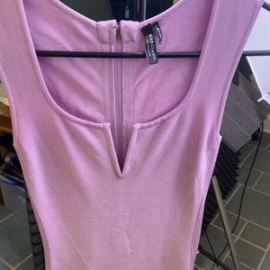 Marciano Purple Lavender Bandage dress